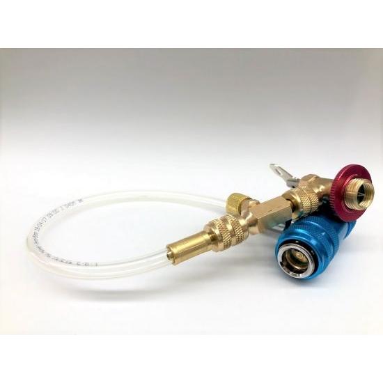 R1234yf・PAG専用注入ホースセット 透明ホース ザックジャパン エアコンクリーナー 専用ホー...