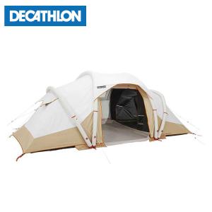 QUECHUA (ケシュア) キャンプ ファミリーテント エアーテント AIR SECONDS FAM 4.2 FRESH&amp;BLACK - 4人用 2ルーム 4286634 8644066 デカトロン DECATHLON