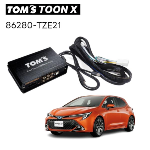 TOM'S TOON X トムス トーンエックス 86280-TZE21 純正オーディオ良音キット ...