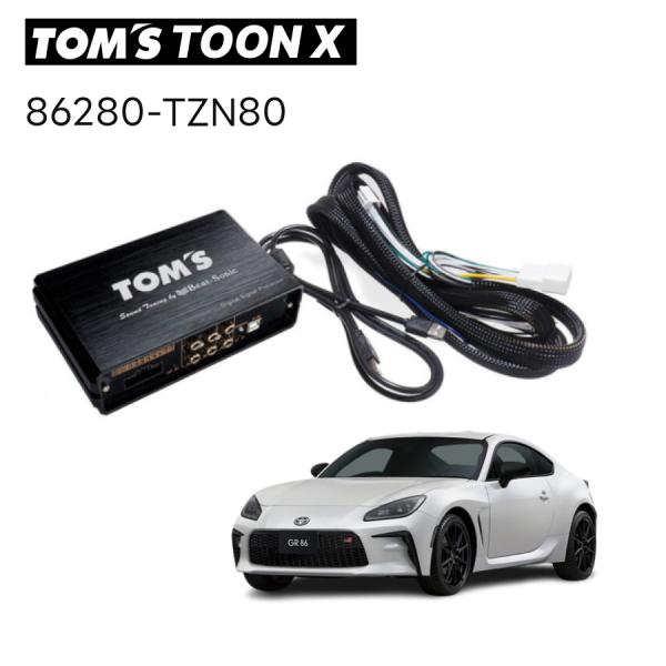 TOM'S TOON X トムス トーンエックス 86280-TZN80 純正オーディオ良音キット ...
