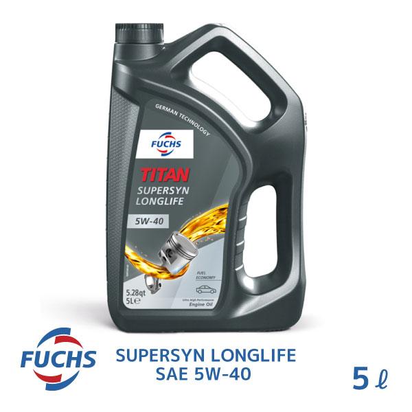 FUCHS フックスオイル SUPERSYN LONGLIFE 5W-40 5L A60200310...