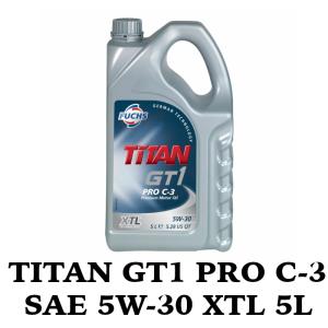 TITAN GT1 PRO C-3 SAE 5W-30 XTL 5L FUCHS フックス オイル A602007315 エンジンオイル | 承認 BMW ベンツ ポルシェ  VW フォード