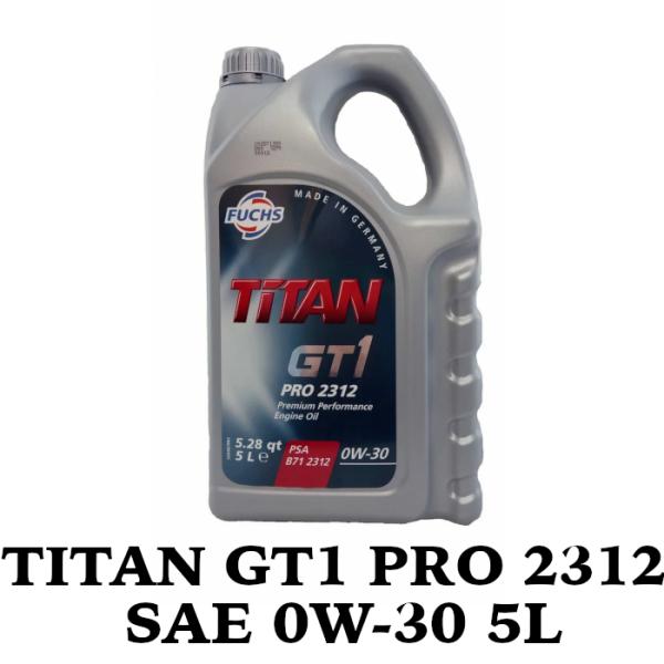 TITAN GT1 PRO 2312 SAE 0W-30 5L FUCHS フックス オイル A60...