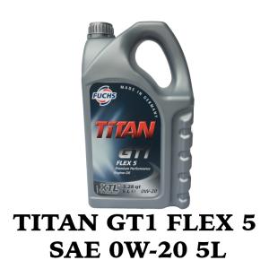 TITAN GT1 FLEX 5 SAE 0W-20 5L FUCHS フックス オイル A602008138 エンジンオイル  BMW LONGLIFE-17 FE+ ベンツ 229.71 推奨 ジャガー