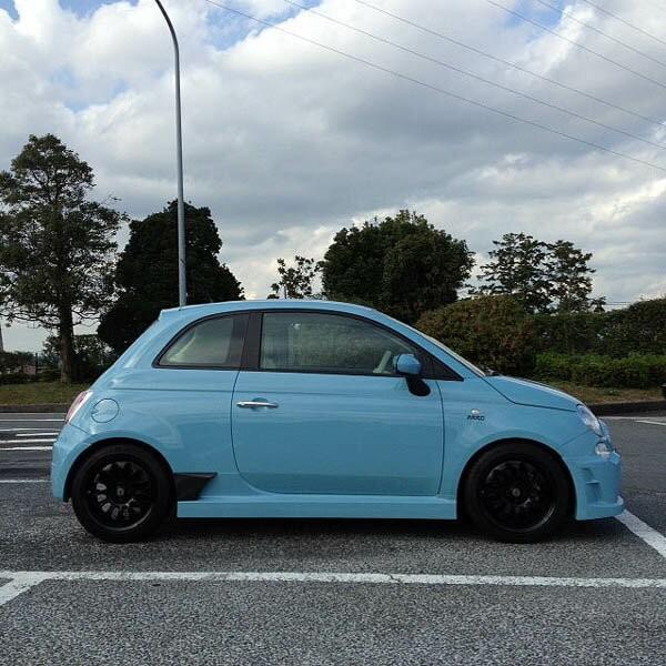 サイドスカート FIAT500 Ino la Design 受注生産 ASSO アッソ