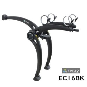Terzo テルッツォ リア サイクルキャリア 2台積み EC16BK 自転車 キャリア 簡単脱着 車載 車に付ける MTB ロードバイク 折り畳み
