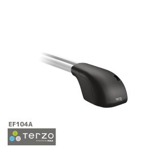 Terzo テルッツォ by PIAA ルーフキャリア ベースキャリア フット 4個入 ダイレクトルーフレールタイプ ブラック エアロバー用 ロック付