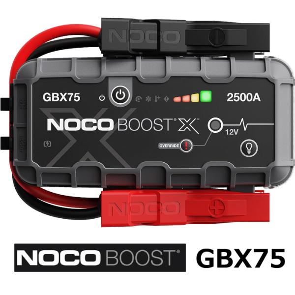 正規輸入品 GBX75 NOCO ノコ リチウムイオンジャンプスターター バッテリーあがり メンテナ...