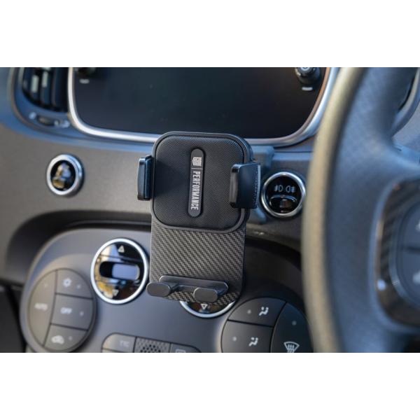 GRU FIAT/ABARTH専用  スマートフォンホルダー＆ ベース 右ハンドル用　FIAT500...