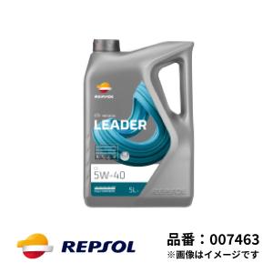 レプソル 4輪用 モーターオイル LEADER C2 C3 5W-30 全合成油 5L SN/CF