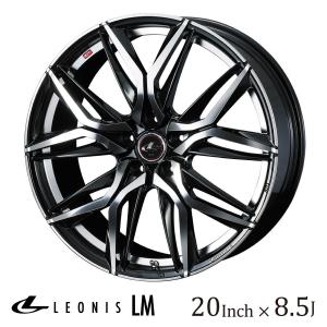 WEDS ウェッズ レオニス LM 20インチ 8.5J カラー:BMCMC ブラック