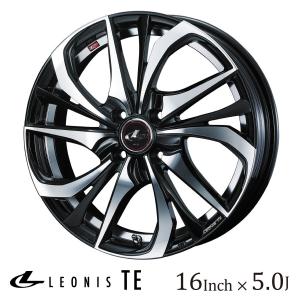 レオニスTE 16インチ 2025年 新品タイヤ付 165/45R16 WEDS ウェッズ レオニス TE 16インチ 6J カラー:PBMC パールブラック