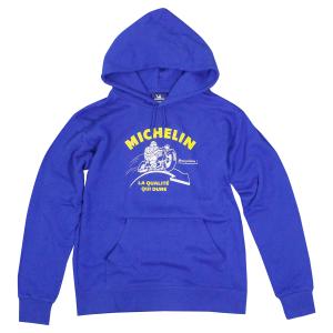 ミシュラン　パーカー ミシュランマン ビバンダム ロゴ スウェット  フーディーSweat Hoodie Motocycle ロイヤルブルー　グレー　ネイビー｜norauto