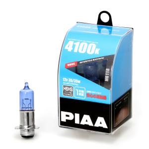 PIAA バイク用ヘッドライトバルブ ハロゲン 4100K 明るさ感60/60W H6HS（マツシマ製PH8相当品）高耐震 1年保証 1個入 MB118｜norauto