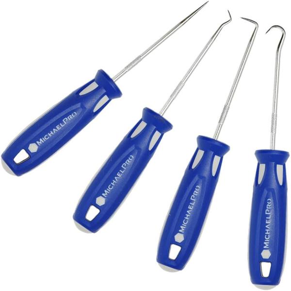 精密フック&amp;ピックセット(4本組) 工具 整備用品 メンテナンス 修理 DIY 自動車 軽自動車 M...