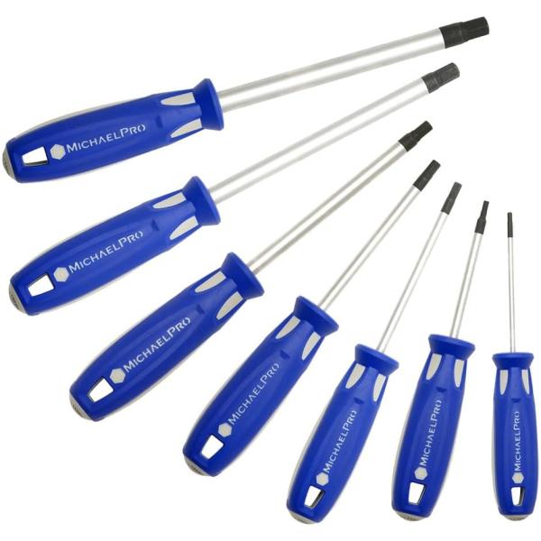 マグネット 六角ドライバーセット(7本組) 工具 整備用品 メンテナンス 修理 DIY 自動車 軽自...