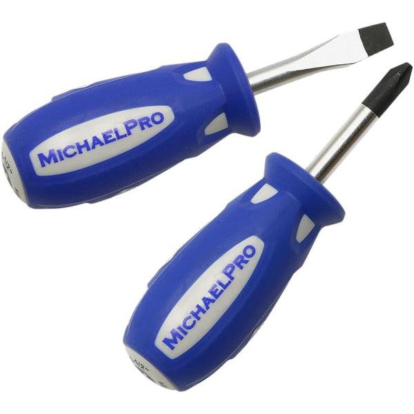 マグネット スタッビドライバーセット(2本組み) 工具 整備用品 メンテナンス 修理 DIY 自動車...