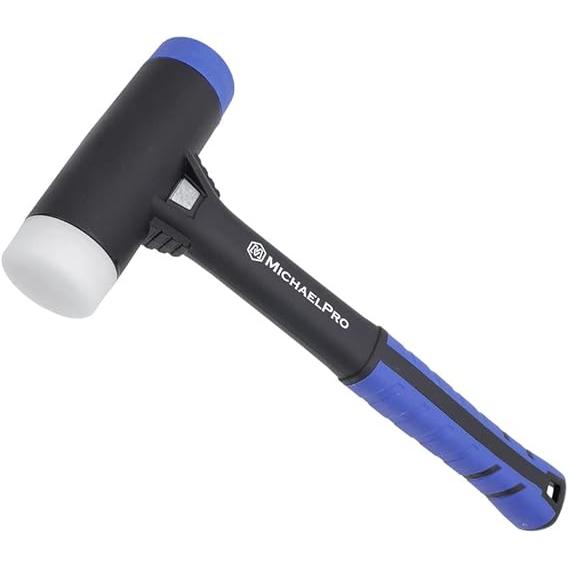 13.6インチ 両面ソフトマレット プラスチックコンビハンマー バランスの取れたハンドル 耐衝撃&amp;耐...