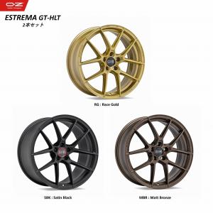 【引き取りもOK】18インチ ゴールドホイールセット ヨコハマタイヤ OZ Racing OZ Racing ESTREMA GT-HLT 18×8.5 45 5-100 オーゼット