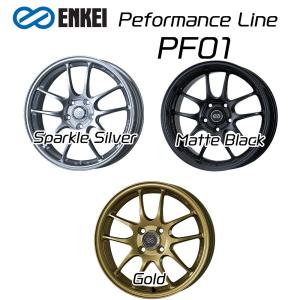 エンケイ ホイール パフォーマンスライン PF01 15インチ 5J ENKEI Peformance Line シルバー マット ブラック ゴールド｜