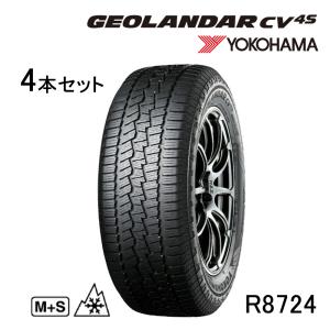 4本セット ヨコハマタイヤ GEOLANDAR CV 4S 225/55R18 98V R8724 G061 18インチ クロスオーバーSUV オールシーズン マッド＆スノー ジオランダー YOKOHAMA