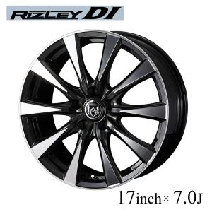 WEDS ホイール RIZLEY DI 17インチ 7.0J インセット40 48 5穴 PCD 114.3 ブラックポリッシュ JWL-T適合品  耐久性 腐食しにくい ウェッズ ライツレー ディーアイ