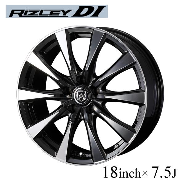 WEDS ホイール RIZLEY DI 18インチ 7.5J インセット38 48 5穴 PCD 1...