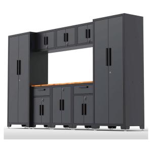REX ガレージキャビネット ブラック KN206101 収納 整備 工具 組立式