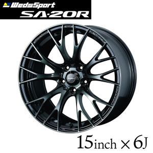 WedsSport SA-62R PSB 15インチ×6J +48 4H-100 φ65 ウェッズスポーツ