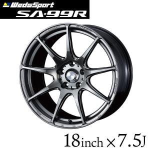 ウェッズスポーツ SA-75R 18インチ 7.5J インセット35/45 5穴 100 PCD