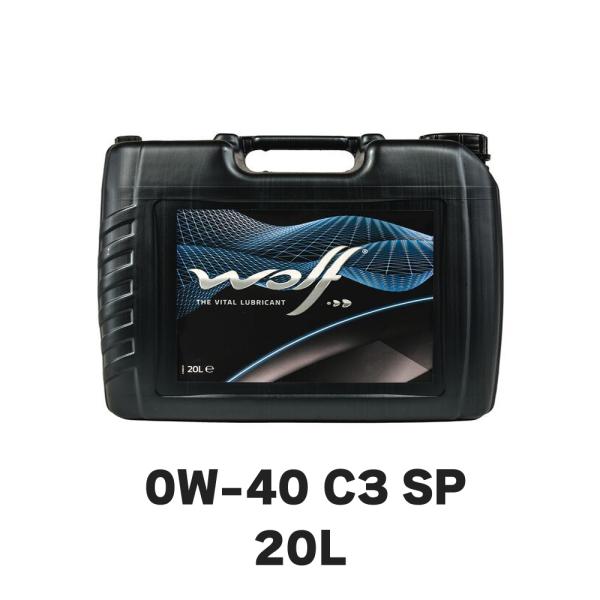 WOLF OFFICIALTECH 0W-40 C3 SP 5L  20 L | ウォルフ ウルフ ...