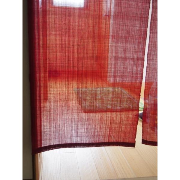 麻 無地のれん 全16色（丈90cm）