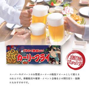 のれん ショート丈 カーリーフライ 85cm幅...の詳細画像1