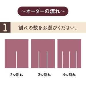 防炎 のれん 名入れ OP 無地 厚手 14色...の詳細画像2