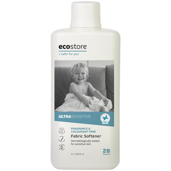 ecostore(エコストア) ファブリックソフナー 無香料 1L 柔軟剤 柔軟仕上げ剤 洗剤 植物...