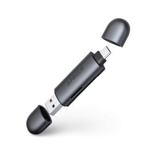 Anker USB-C & USB-A PowerExpand 2-in-1 SD 3.0 カードリーダー SDXC/SDHC/SD/MMC｜nori-shop
