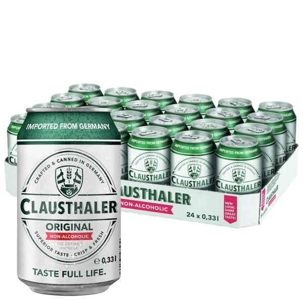 ドイツ産 ノンアルコールビール クラウスターラー 330ml×24本 ノンアル ビールテイスト ケー...