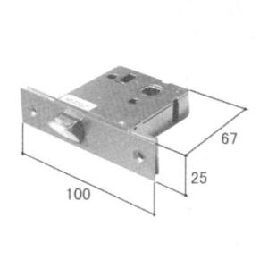 三協立山アルミ レバーハンドル用 錠ケース WD1320　刻印：GOAL LY　主な使用ドア：FXI...
