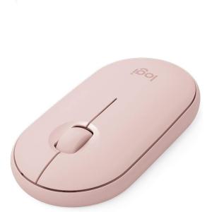 ロジクール Logicool マウス Pebble M350 Chrome/Android/iPadOS/Mac/Windows11対応 ローズ M350RO 光学式 無線(ワイヤレス) 3ボタン Bluetooth USB 海外インプ