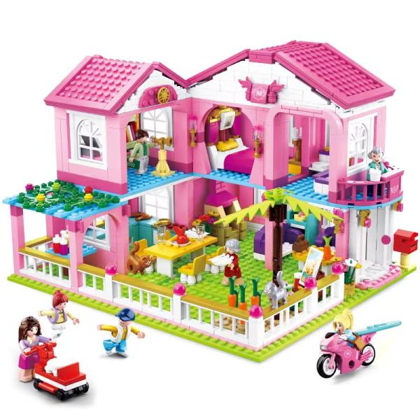 LEGO レゴ互換品 ブロック おもちゃ ドールハウス メリーゴーラウンド お城 子供 女の子 趣味...