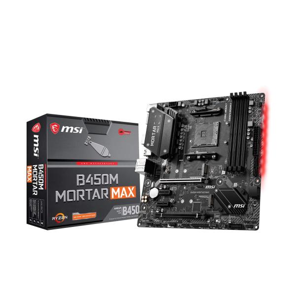 MSI B450M MORTAR MAX-A マザーボード MicroATX [AMD B450チッ...