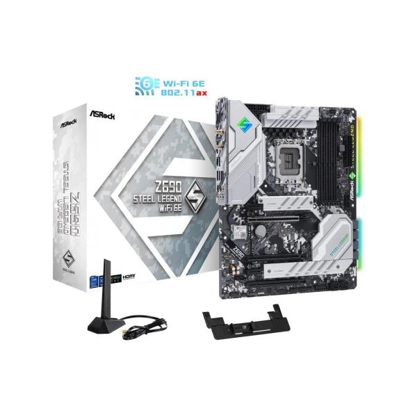 ASRock マザーボード Z690 Steel Legend WiFi 6E Intel 第12世...