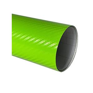 TARO WORKS カーボンシート 3Dリアル 外装 カーラッピングフィルム 緑 152×30