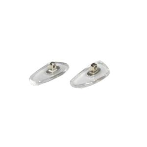 【Nose　Pad】　鼻パット シリコンパット　表面が軟らかくすべりにくい　サイズをお選び頂けます (中央金具：ゴールド【極小】)