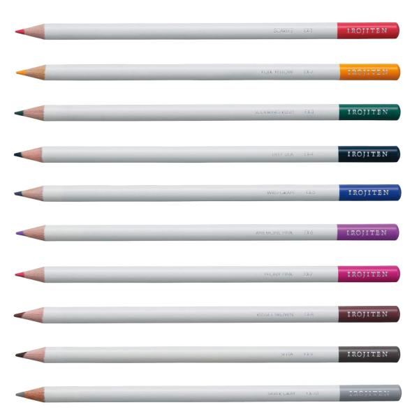 トンボ(Tombow) 鉛筆 色鉛筆 色辞典 新色10色セット CI-REX10CAZ