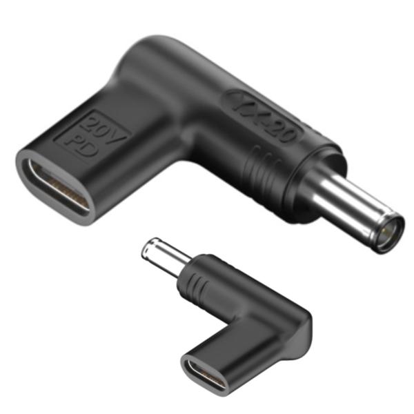 fine-R USB-C入力 DC 6.0×3.7mm出力 ノートパソコン用 変換アダプター PD充...