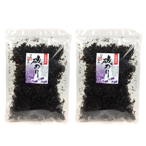 磯海苔 黒バラ海苔 有明海産 磯のり 30g×2袋 味噌汁 スープ 麺 トッピング 海苔 焼き海苔 ...