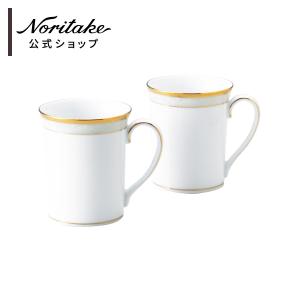 ノリタケ ハンプシャーゴールド 23cmアクセントプレートペア ( ケーキ