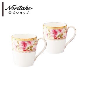 ノリタケ トレフォリオゴールド&プラチナ モーニングペア(色変り