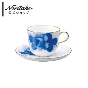 大倉陶園 ブルーローズ(8211) モーニング碗皿 ( ギフトボックス入り コーヒーカップ｜noritake-official